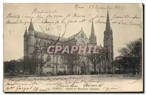 Cartes postales Nimes Eglise Ste Baudille Abside