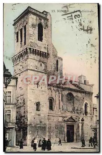 Cartes postales Nimes La Cathedrale