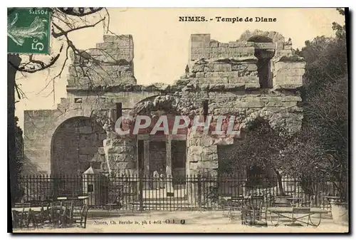 Cartes postales Nimes Temple de Diane