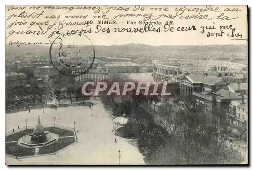 Cartes postales Nimes Vue Generale