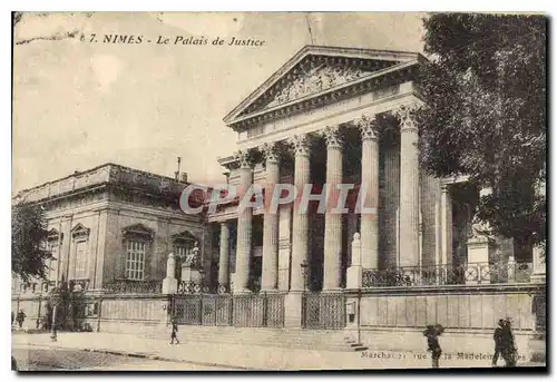 Ansichtskarte AK Nimes Le Palais de Justice