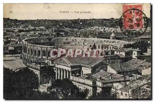 Cartes postales Nimes Vue generale