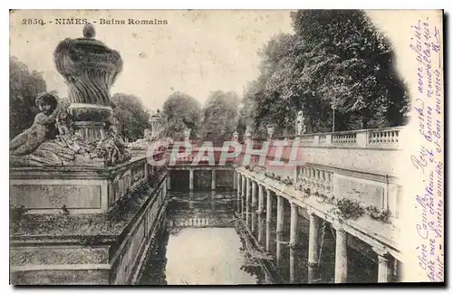 Cartes postales Nimes Bains Romains