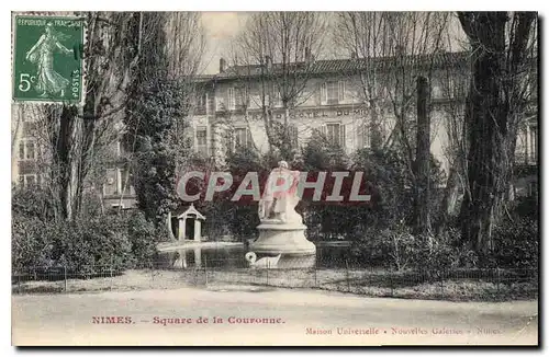 Cartes postales Nimes Square de la Couronne