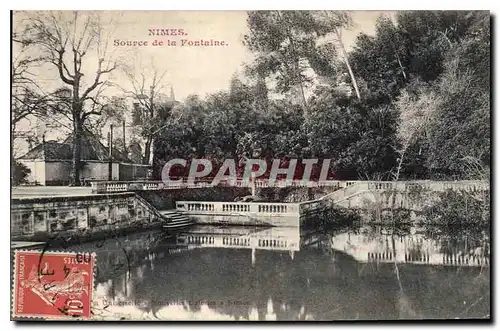 Cartes postales Nimes Source de la Fontaine