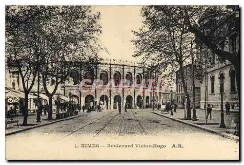 Cartes postales Nimes Boulevard Victor Hugo