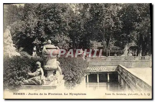 Cartes postales Nimes Jardin de la Fontaine Le Nympheum