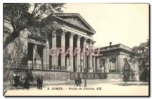 Ansichtskarte AK Nimes Palais de Justice