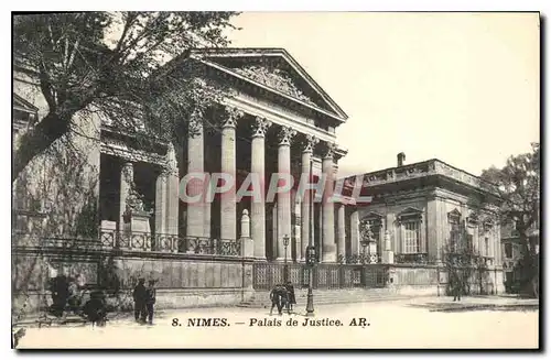 Cartes postales Nimes Palais de Justice