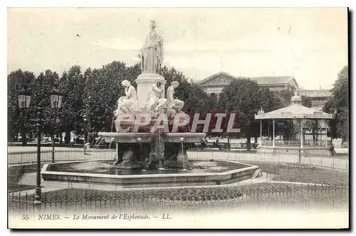 Cartes postales Nimes Le Monument de l'Esplanade