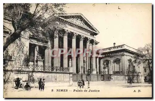 Ansichtskarte AK Nimes Palais de Justice