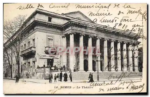 Cartes postales Nimes Le Theatre
