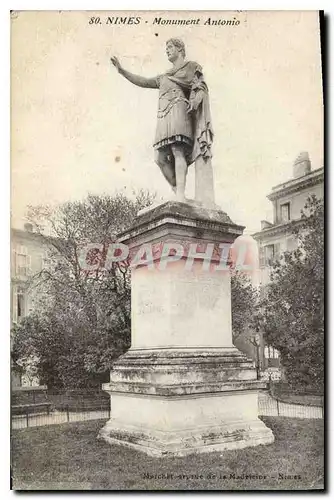 Cartes postales Nimes Monument Antonio