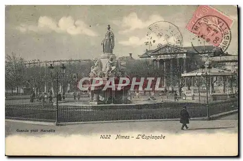 Cartes postales Nimes L'Esplanade