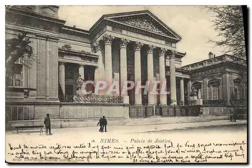 Cartes postales Nimes Palais de Justice