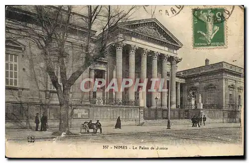 Ansichtskarte AK Nimes Le Palais de Justice