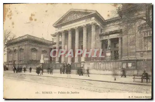 Cartes postales Nimes Palais de Justice