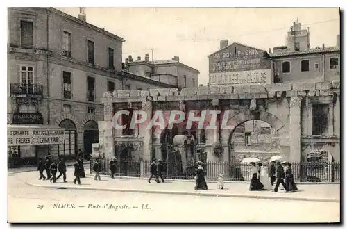 Cartes postales Nimes Porte d'Auguste