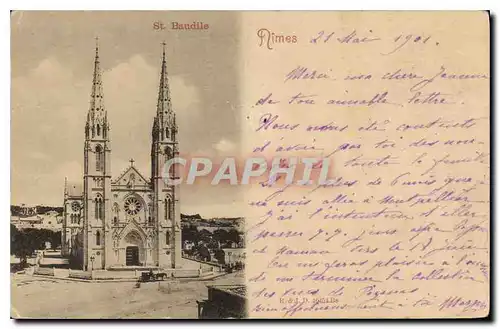 Cartes postales Nimes St Baudile