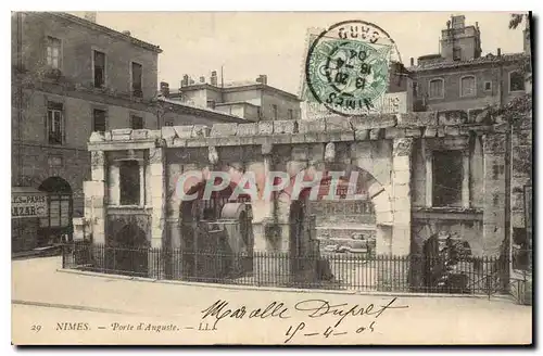 Cartes postales Nimes Porte d'Auguste