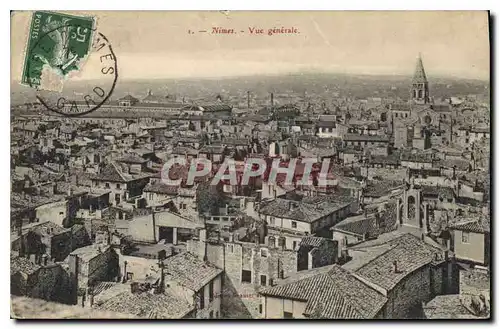 Cartes postales Nimes Vue generale