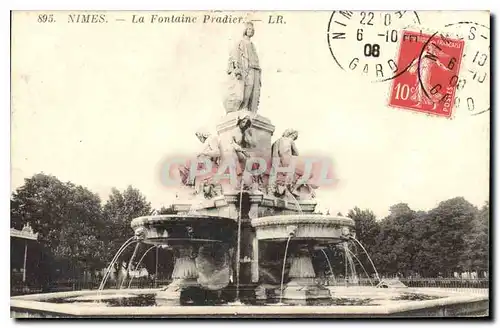 Cartes postales Nimes La Fontaine Pradier