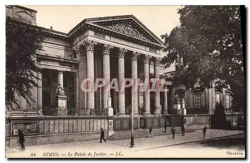 Ansichtskarte AK Nimes Le Palais de Justice