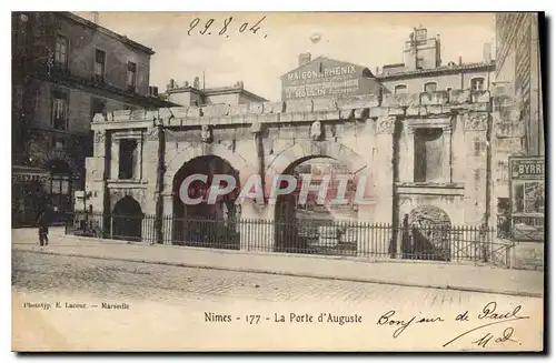 Cartes postales Nimes La Porte d'Auguste