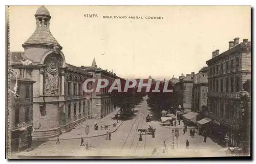 Cartes postales Nimes Boulevard Amiral Courbet