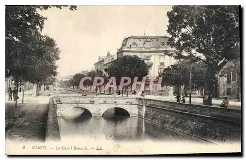 Cartes postales Nimes Le Canal Romain