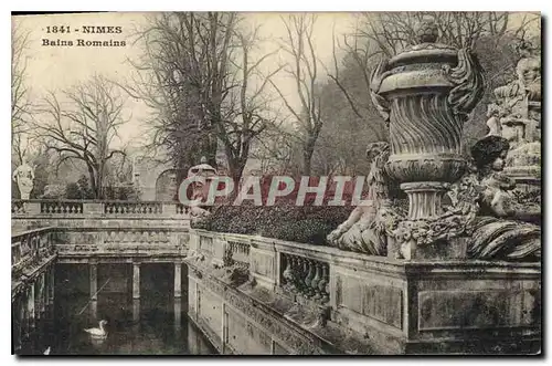 Cartes postales Nimes Bains Romains