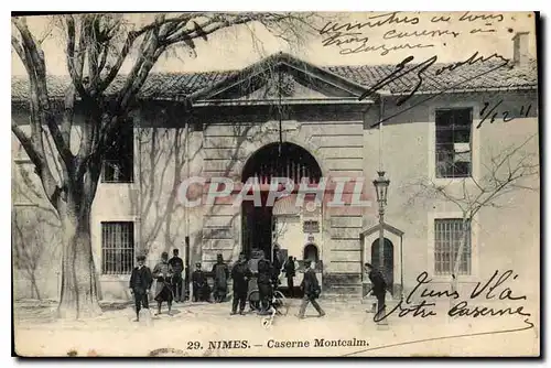 Cartes postales Nimes Caserne Montcalm