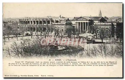 Cartes postales Nimes L'Esplanade