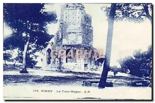 Cartes postales Nimes La Tour Magne