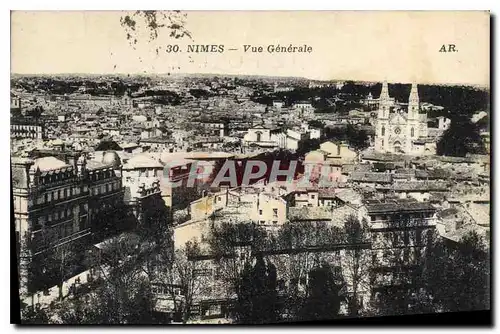 Cartes postales Nimes Vue generale