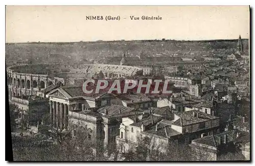 Cartes postales Nimes Gard Vue generale