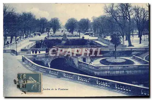 Cartes postales Nimes Jardin de la Fontaine