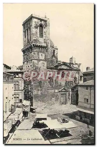 Cartes postales Nimes la Cathedrale