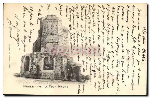 Cartes postales Nimes la Tour Magne