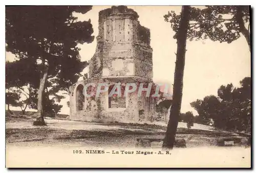 Cartes postales Nimes la Tour Magne