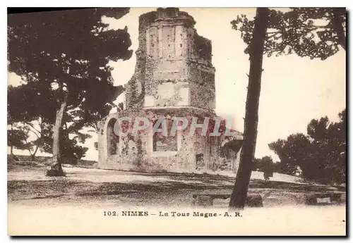 Cartes postales Nimes la Tour Magne