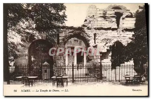 Cartes postales Nimes le Temple de Diane