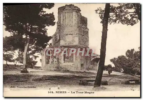 Cartes postales Nimes la Tour Magne