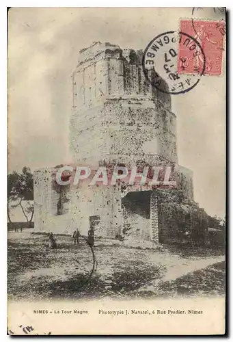 Cartes postales Nimes la Tour Magne