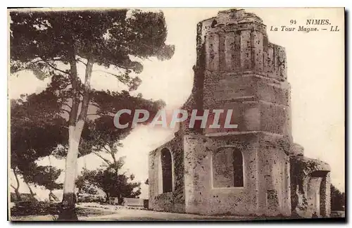 Cartes postales Nimes la Tour Magne