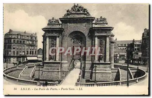 Cartes postales Lille la Porte de Paris