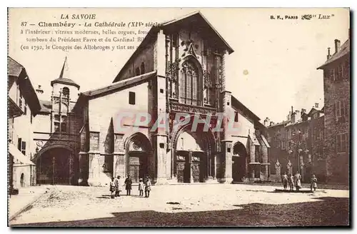 Ansichtskarte AK La Savoie Chambery la Cathedrale XIV siecle