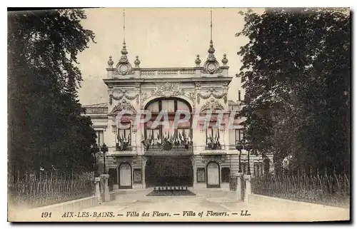 Cartes postales Aix les Bains Villa des Fleurs