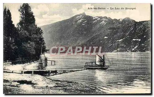 Cartes postales Aix les Bains le Lac de Bourget