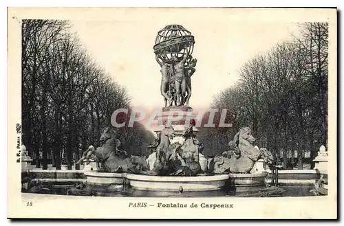 Cartes postales Paris Fontaine de Carpeaux